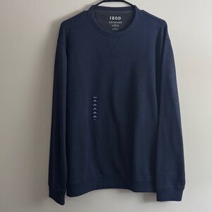 IZOD Men's Dark Blue Crewneck Sweater